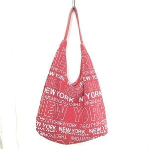 ROBIN RUTH New York Canvas Hobo Bag